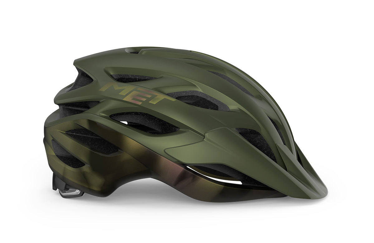 MET Veleno Helmet Olive Iridescent 2