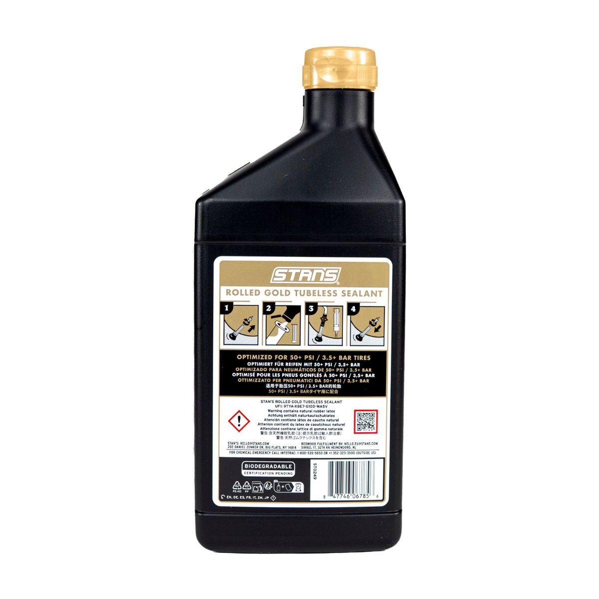 STAN'S ROLLED GOLD TUBELESS SEALANT - 500ML