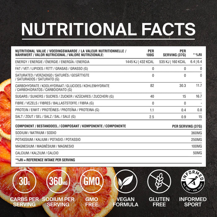 Styrkr Mix MIX+ Blood Orange Dual-Carb Drink Mix