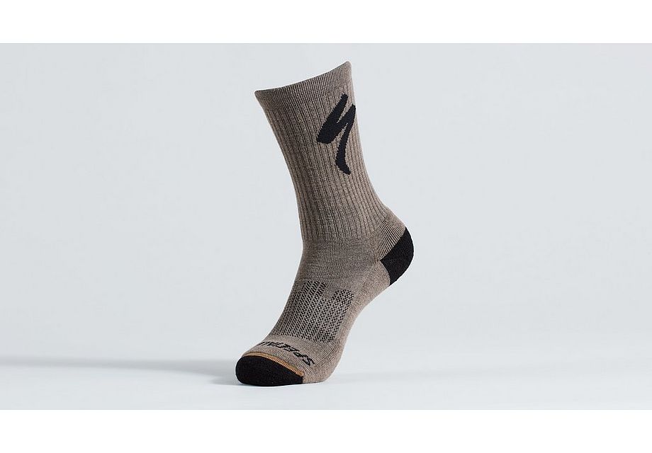Merino Midweight Tall Logo Socks