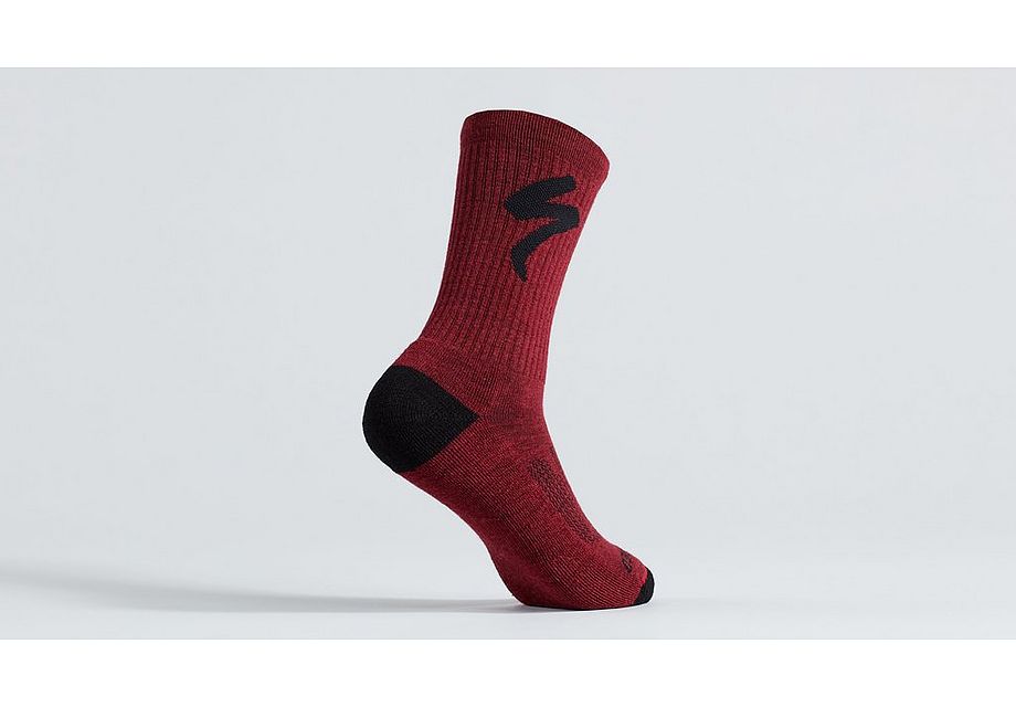 Merino Midweight Tall Logo Socks
