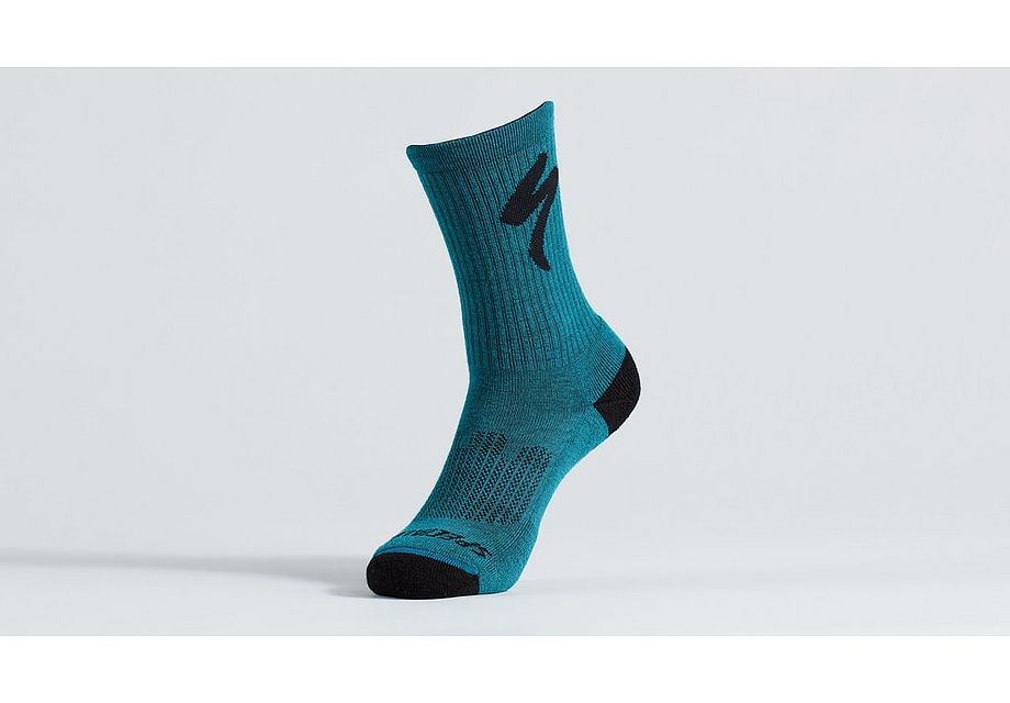 Merino Midweight Tall Logo Socks