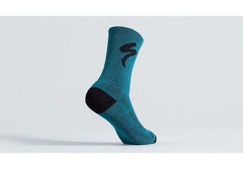 Merino Midweight Tall Logo Socks
