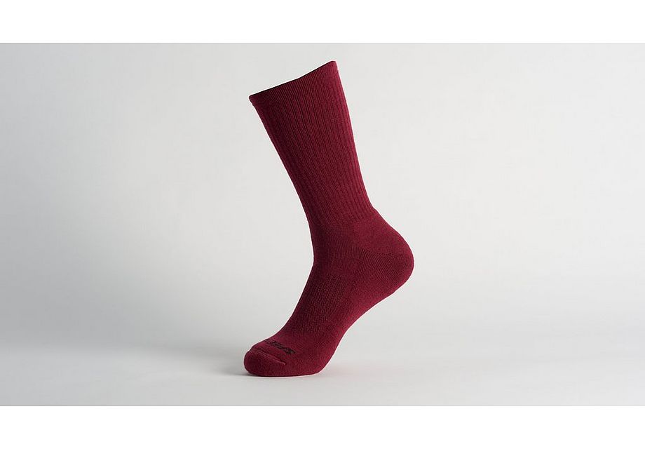 Merino Midweight Tall Logo Socks
