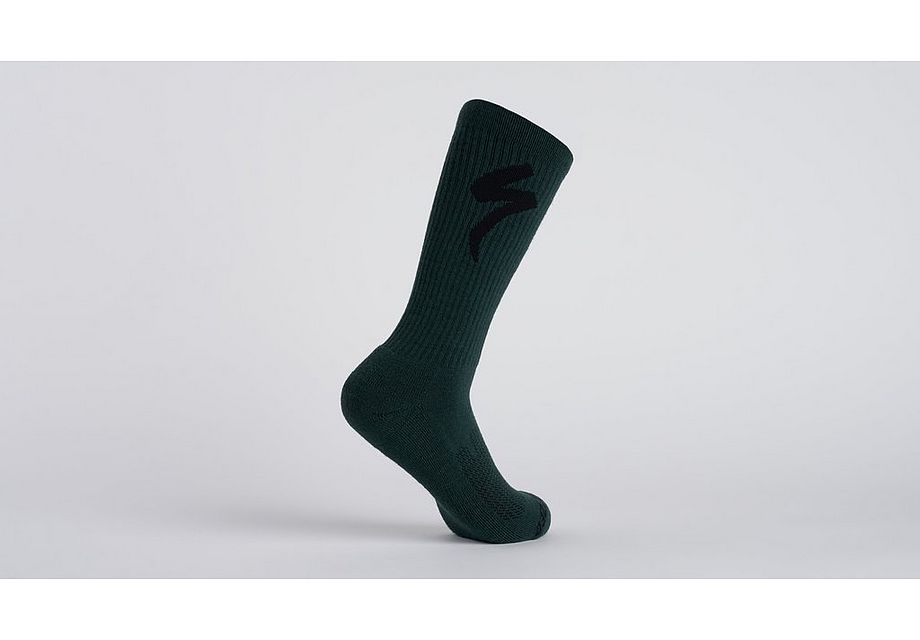 Merino Midweight Tall Logo Socks
