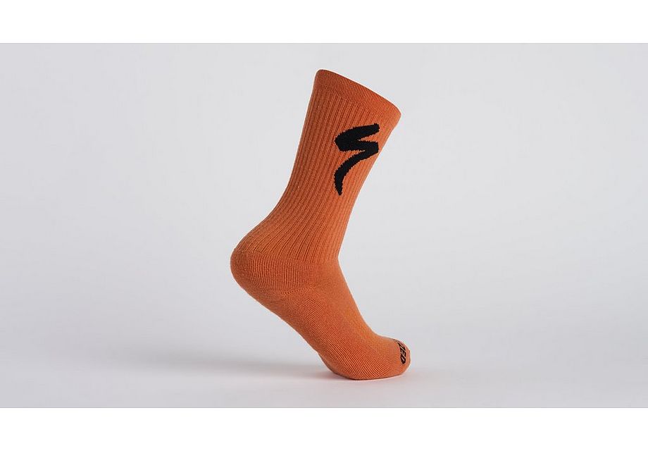 Merino Midweight Tall Logo Socks