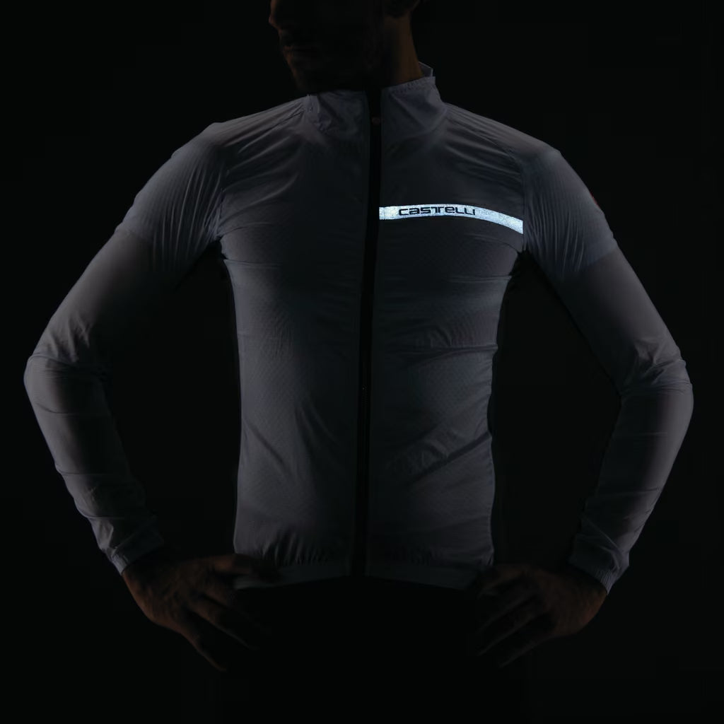 Castelli Squadra Stretch Jacket Men's Silver Gray/Dark Gray