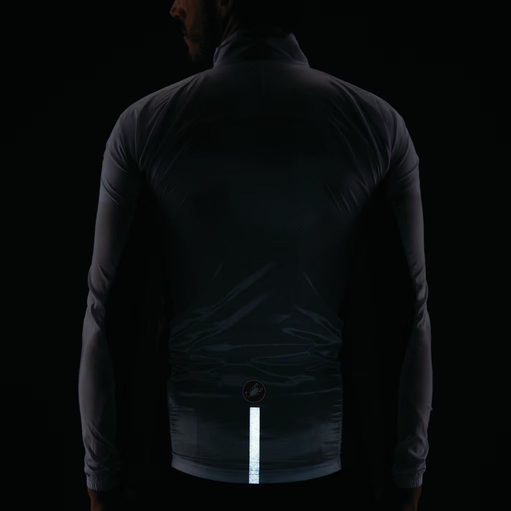 Castelli Squadra Stretch Jacket Men's Silver Gray/Dark Gray