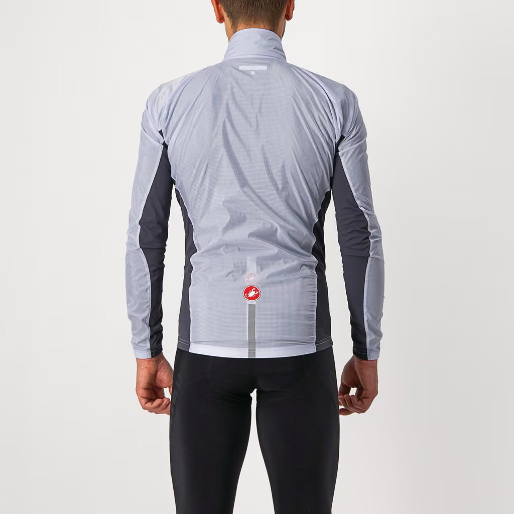 Castelli Squadra Stretch Jacket Men's Silver Gray/Dark Gray