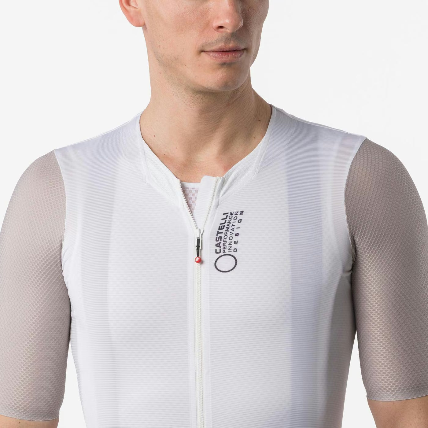 Castelli Corretto Jersey Men's Ivory/Clay-Black