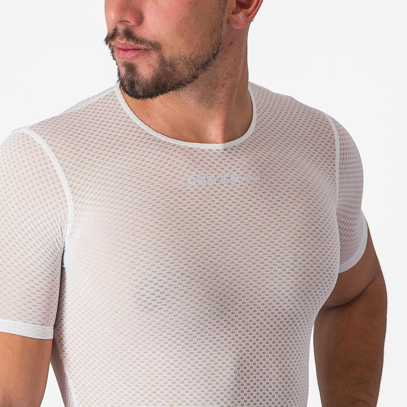 Castelli Pro Mesh 2.0 Short Sleeve Baselayer Men's White