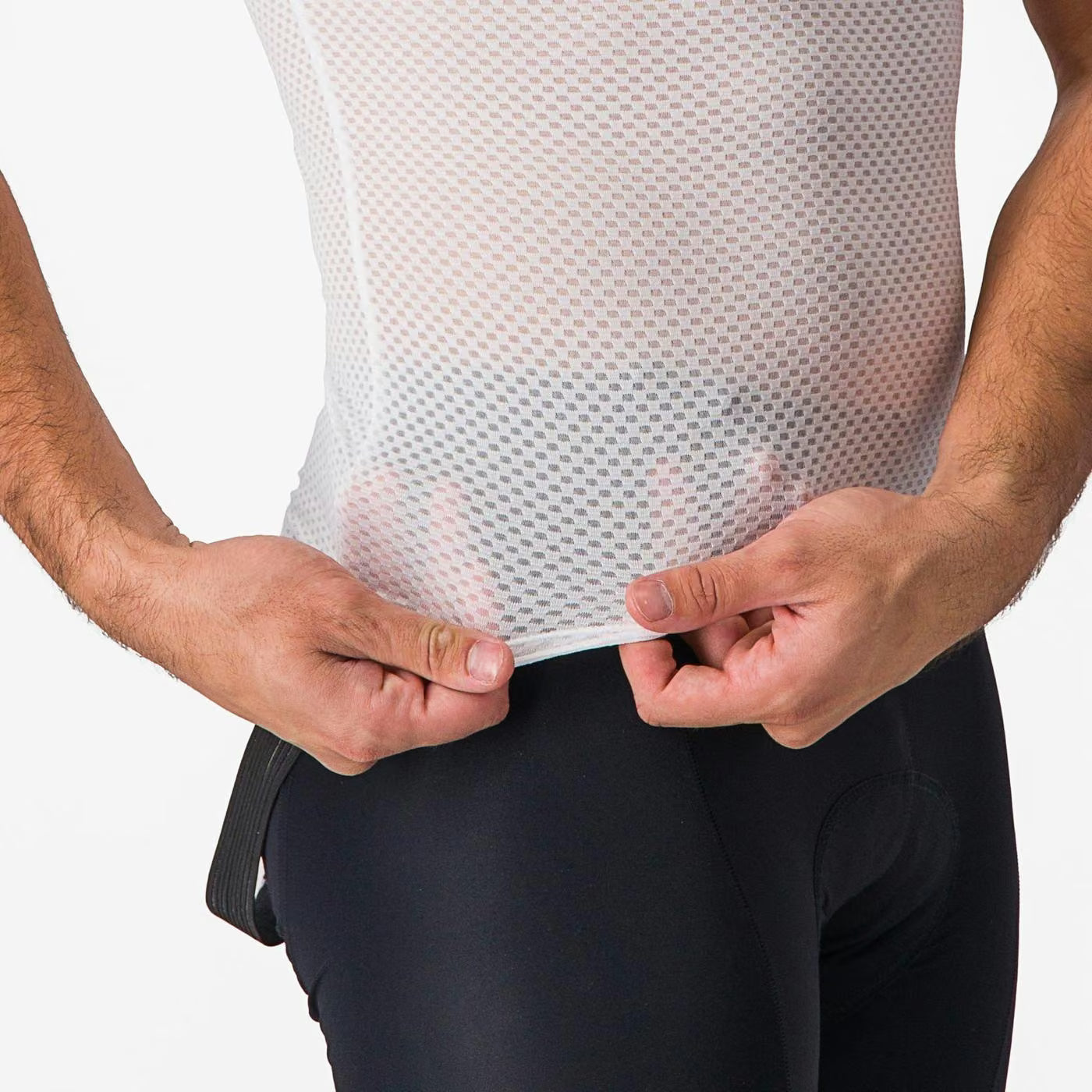 Castelli Pro Mesh 2.0 Short Sleeve Baselayer Men's White