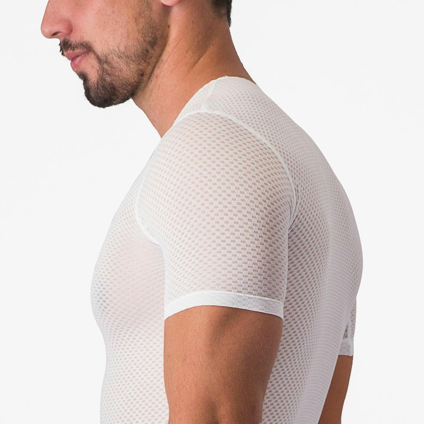 Castelli Pro Mesh 2.0 Short Sleeve Baselayer Men's White