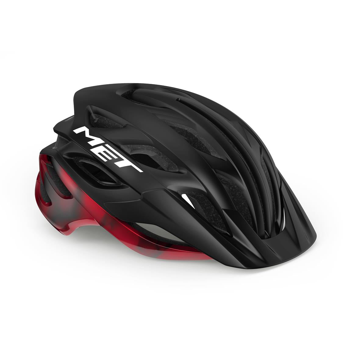 MET Veleno Helmet Black Red 1