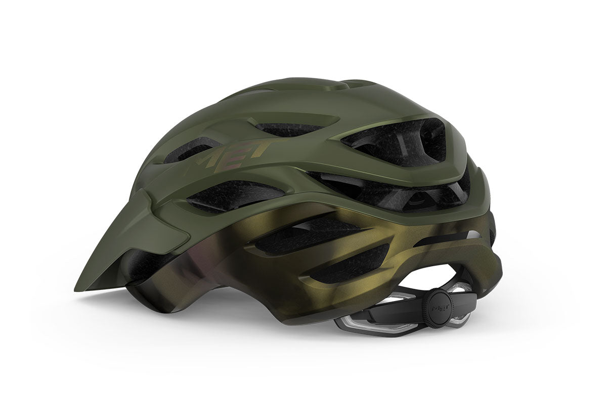 MET Veleno Helmet Olive Iridescent 3