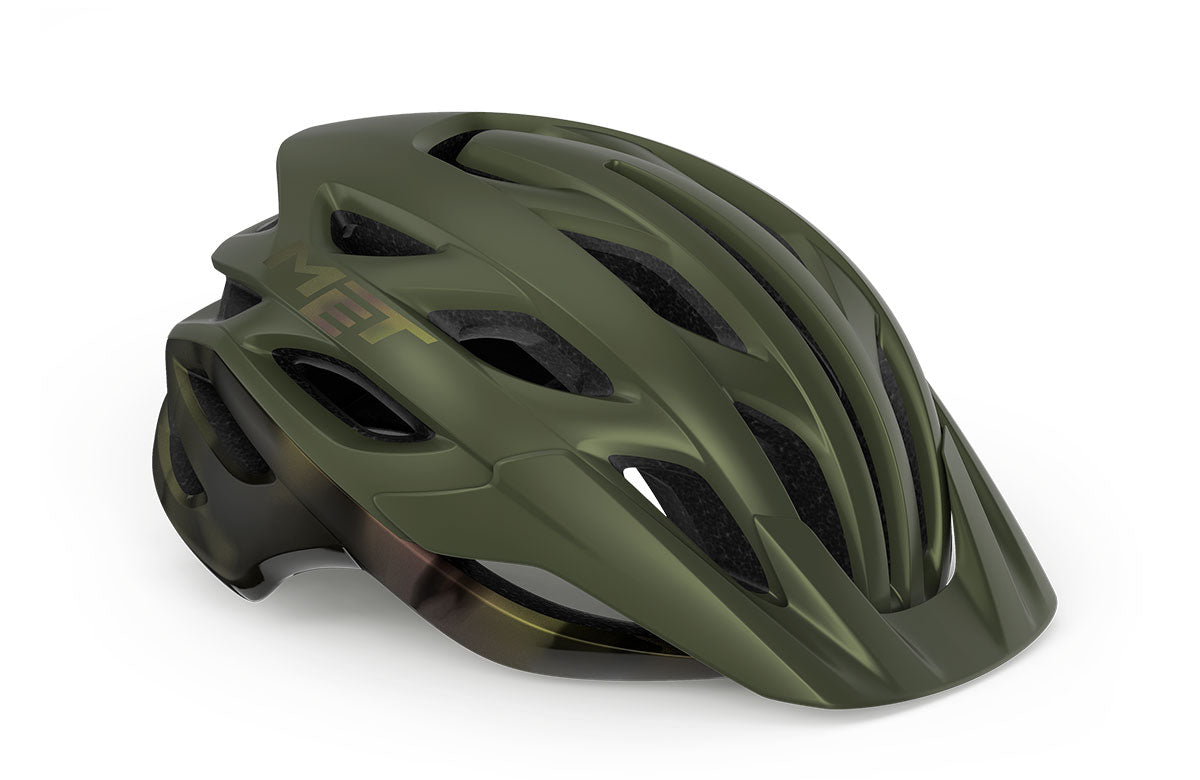 MET Veleno Helmet Olive Iridescent 1